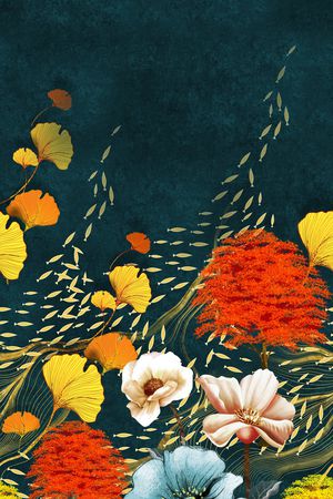 定位花印花华亿平台图片