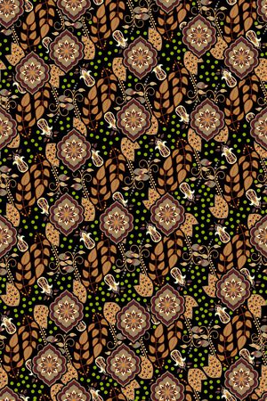 抽象花卉印花华亿平台图片