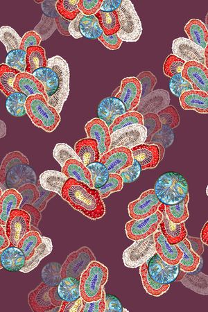 中老年秋冬女装印花华亿平台图片