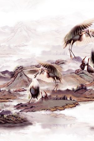 中国风印花华亿平台图片