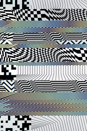 几何花卉印花华亿平台图片