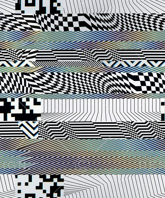 几何花卉印花华亿平台图片