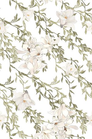 绿植树叶印花华亿平台图片