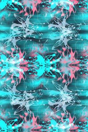 抽象男装印花华亿平台图片