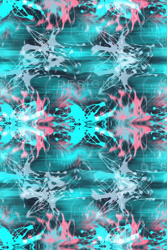 抽象男装印花华亿平台图片