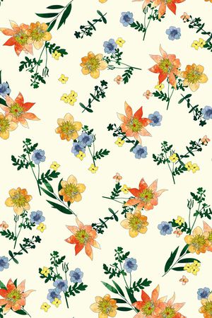 连衣裙印花华亿平台图片