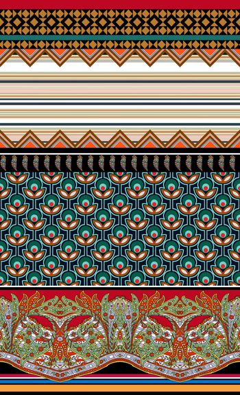 民族风印花华亿平台图片