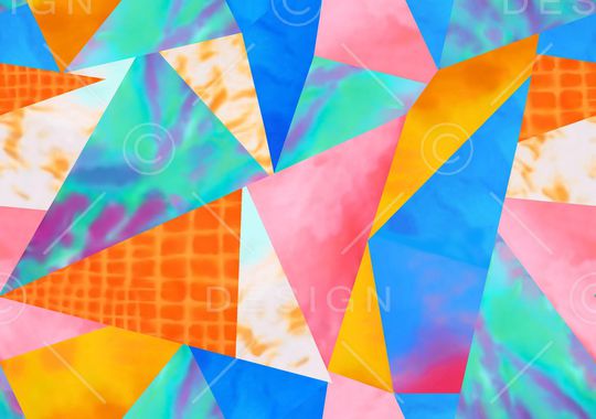 抽象印花华亿平台图片