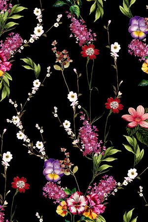 连衣裙印花华亿平台图片