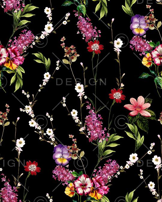 连衣裙印花华亿平台图片