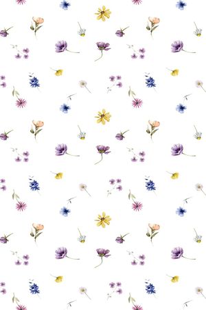 几何花卉印花华亿平台图片