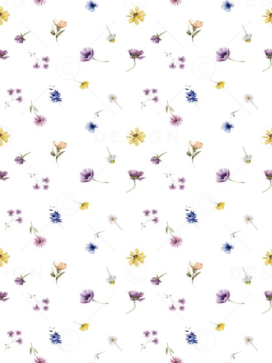 几何花卉印花华亿平台图片