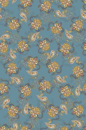 佩斯利印花华亿平台图片