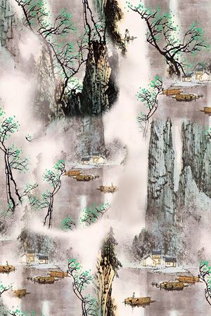 香云纱印花华亿平台图片