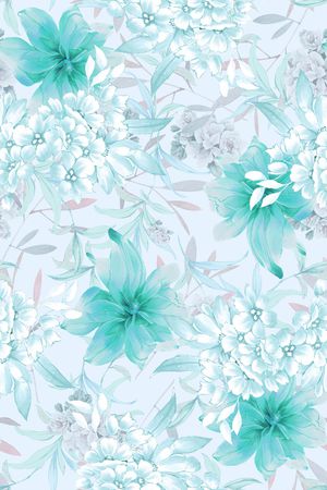 绿植树叶印花华亿平台图片