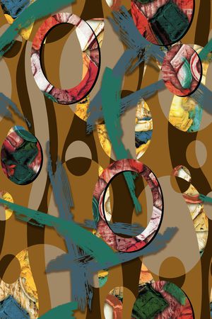 线条印花华亿平台图片