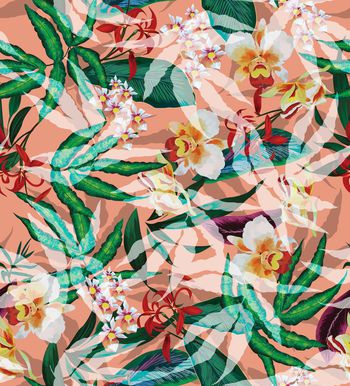 绿植树叶印花华亿平台图片