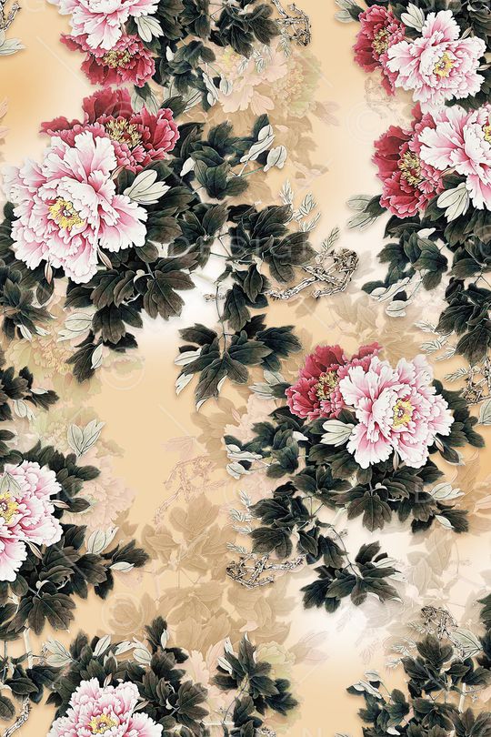 旗袍印花华亿平台图片