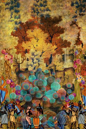 定位花印花华亿平台图片