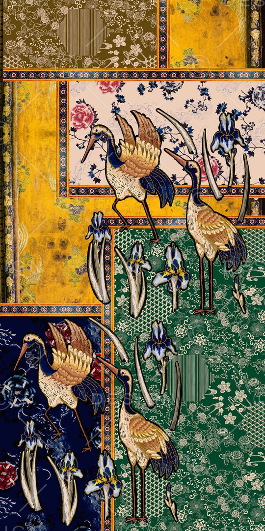 定位花印花华亿平台图片