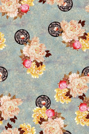 香云纱印花华亿平台图片