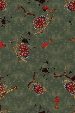 香云纱印花华亿平台图片