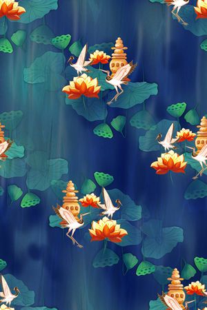 香云纱印花华亿平台图片