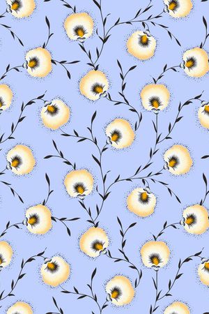 小清新印花华亿平台图片