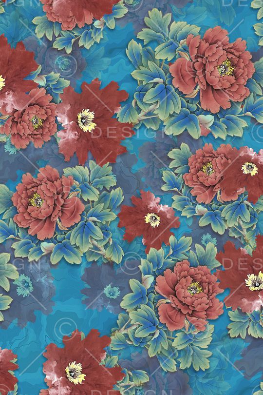 旗袍印花华亿平台图片