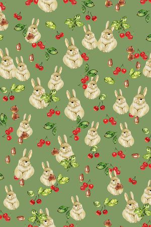 樱桃印花华亿平台图片