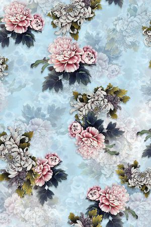 旗袍印花华亿平台图片