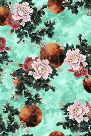 旗袍印花华亿平台图片