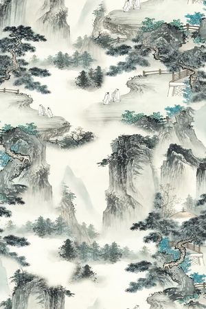 旗袍印花华亿平台图片