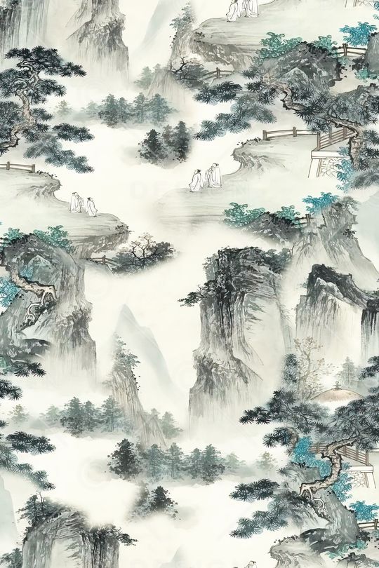 旗袍印花华亿平台图片