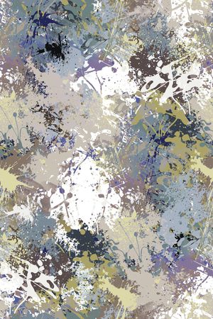 抽象男装印花华亿平台图片