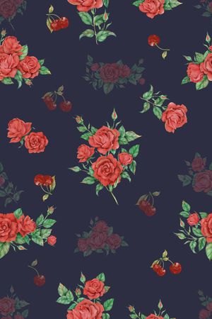 绿植树叶印花华亿平台图片