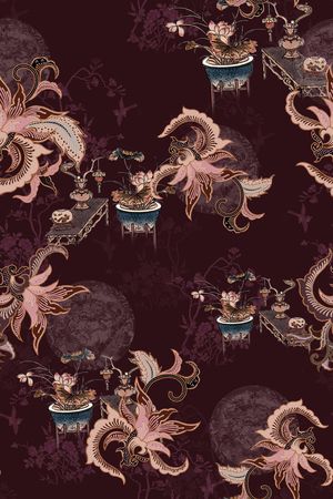 民族风印花华亿平台图片