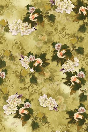 旗袍印花华亿平台图片