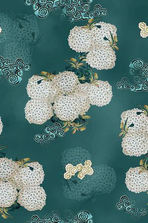 真丝印花华亿平台图片