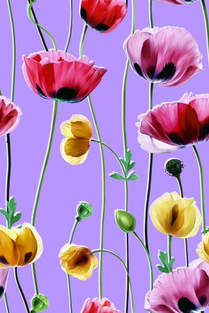 小清新印花华亿平台图片