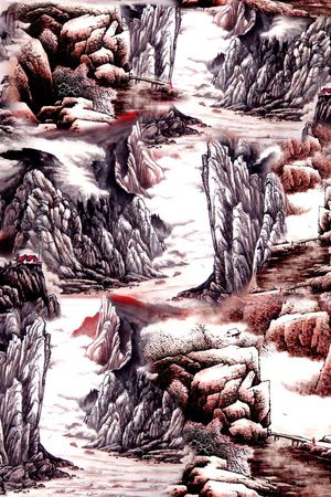 山水印花华亿平台图片