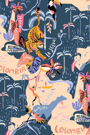 地图印花华亿平台图片