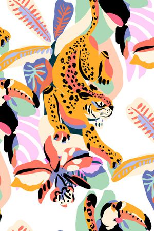 热带华亿平台印花华亿平台图片