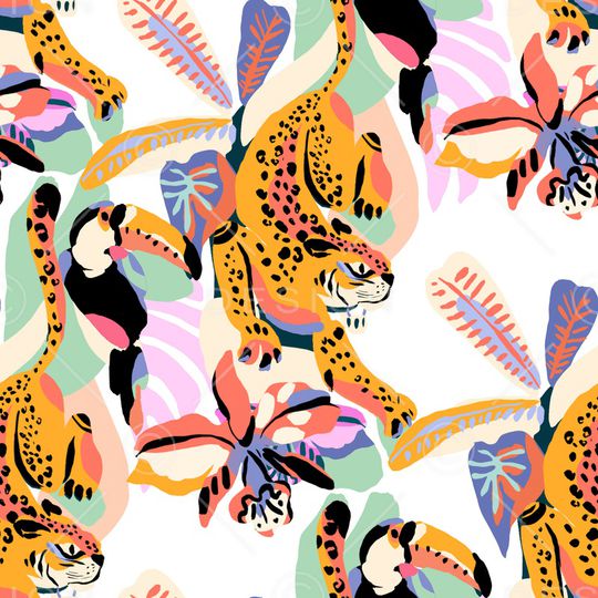 热带华亿平台印花华亿平台图片