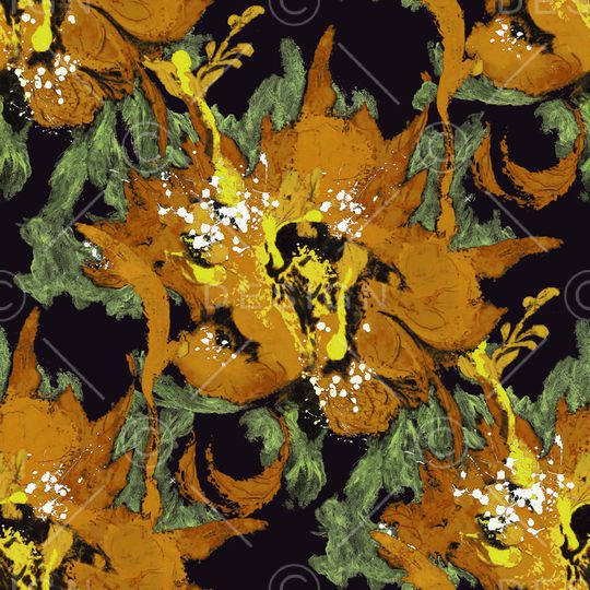 牡丹印花华亿平台图片