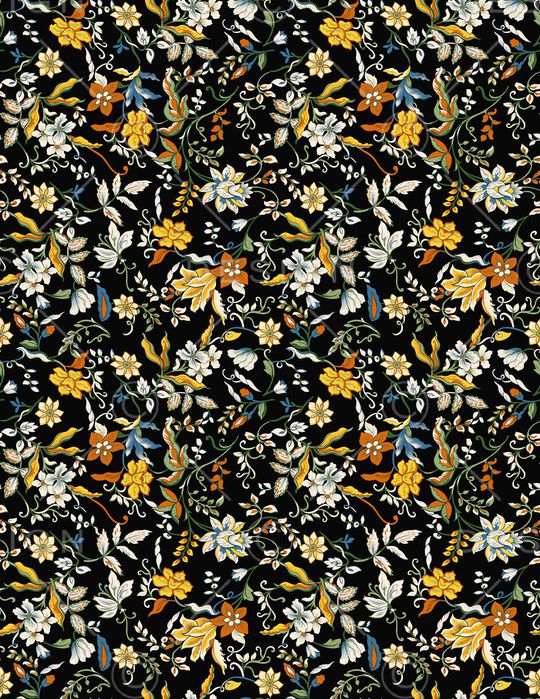 绿植树叶印花华亿平台图片