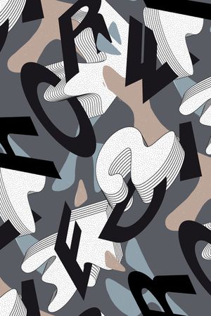 线条印花华亿平台图片