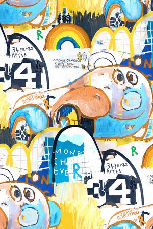 涂鸦印花华亿平台图片