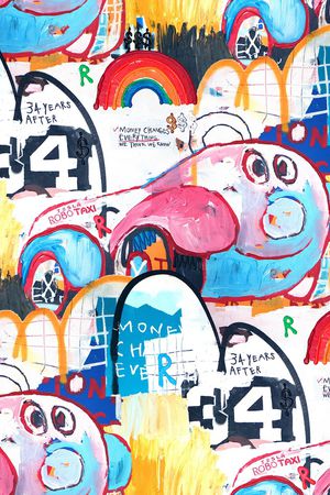 涂鸦印花华亿平台图片