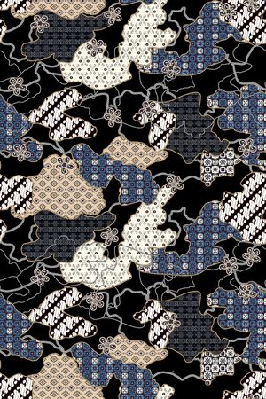 几何印花华亿平台图片